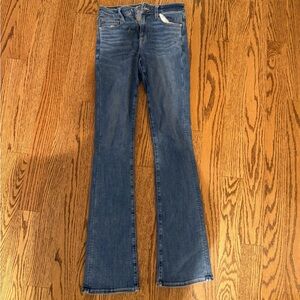 American Eagle Outfitters Hi-Rise Skinny Kick Flare Jean